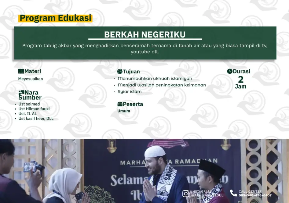 Program Edukasi - Berkah Negeriku